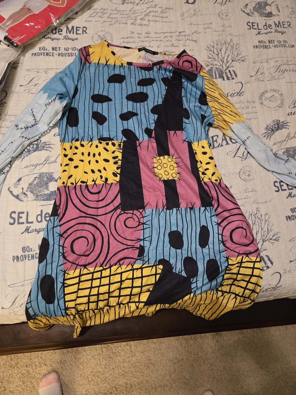 Women's Sally Nightmare Before Christmas Halloween Costume Dress